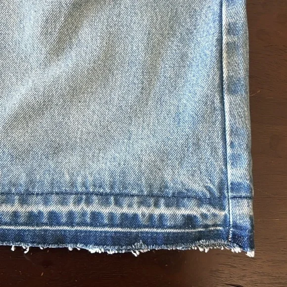 Gap Factory Denim Washwell Mini Skirt Light Wash - Picture 8 of 11